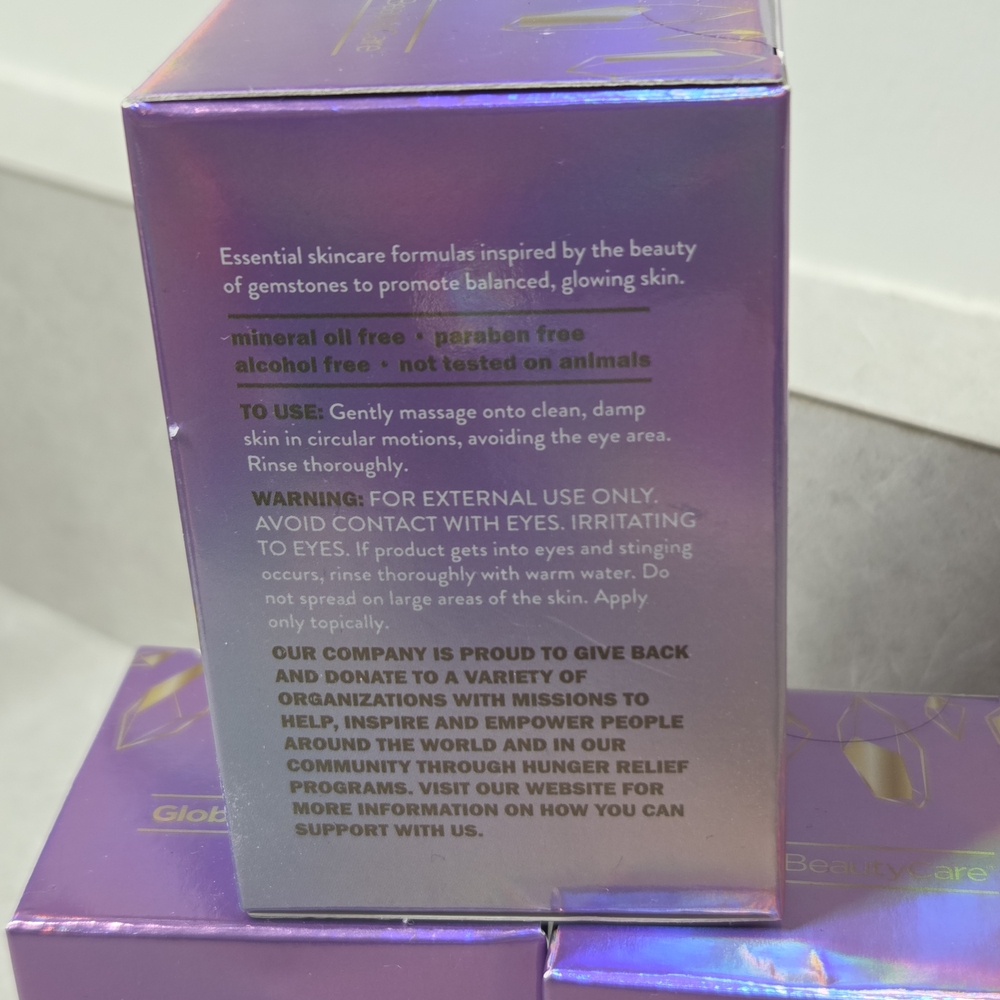 Global Beauty Care Amethyst Facial Scrub - Picture 2 of 2